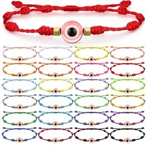 24 pcs. Evil eye bracelets